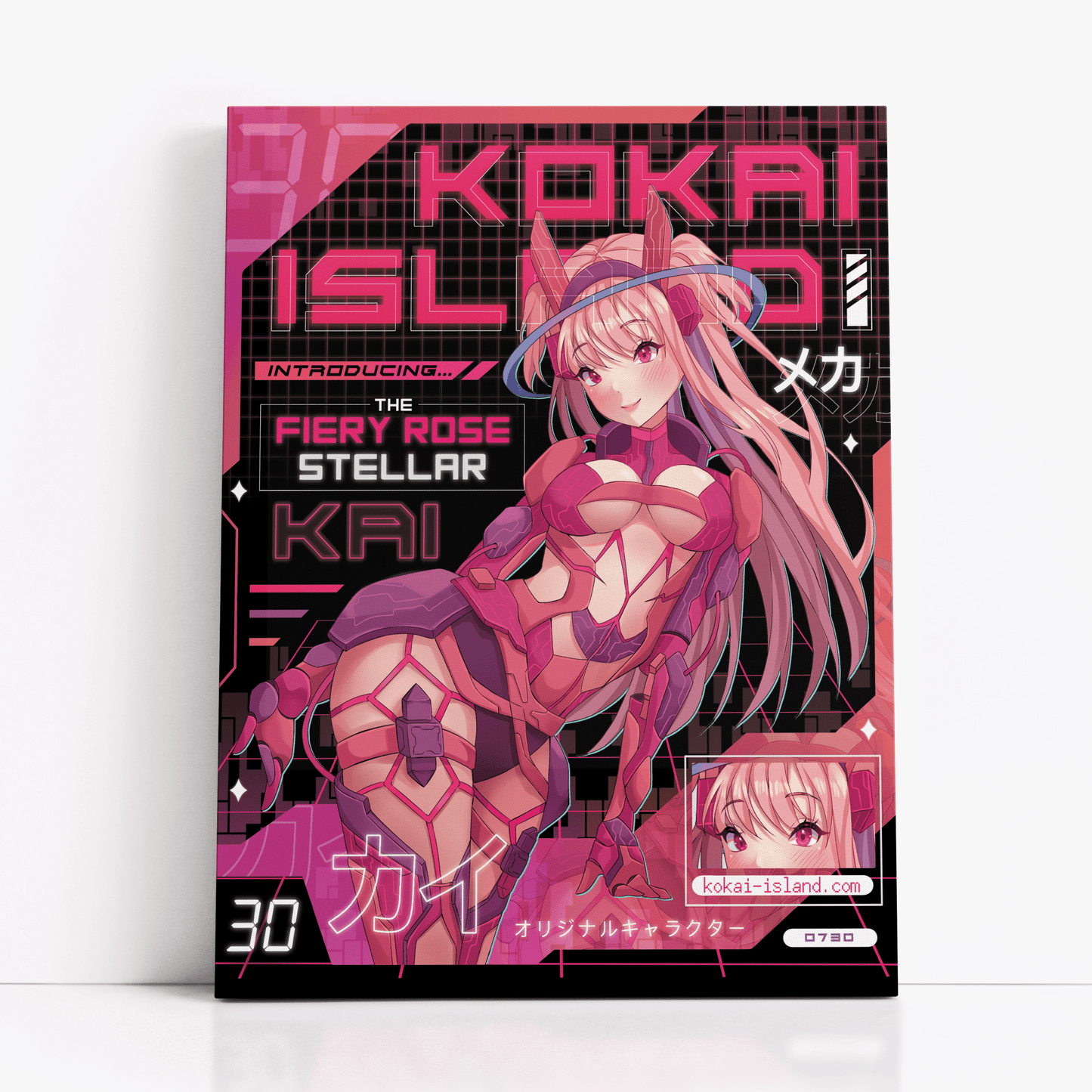 The Fiery Rose Stellar Kai - OC Collection PrintPrintKokai Island