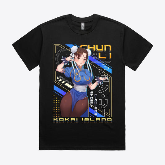 Beautiful Blue Fighter T-ShirtShirtKokai Island