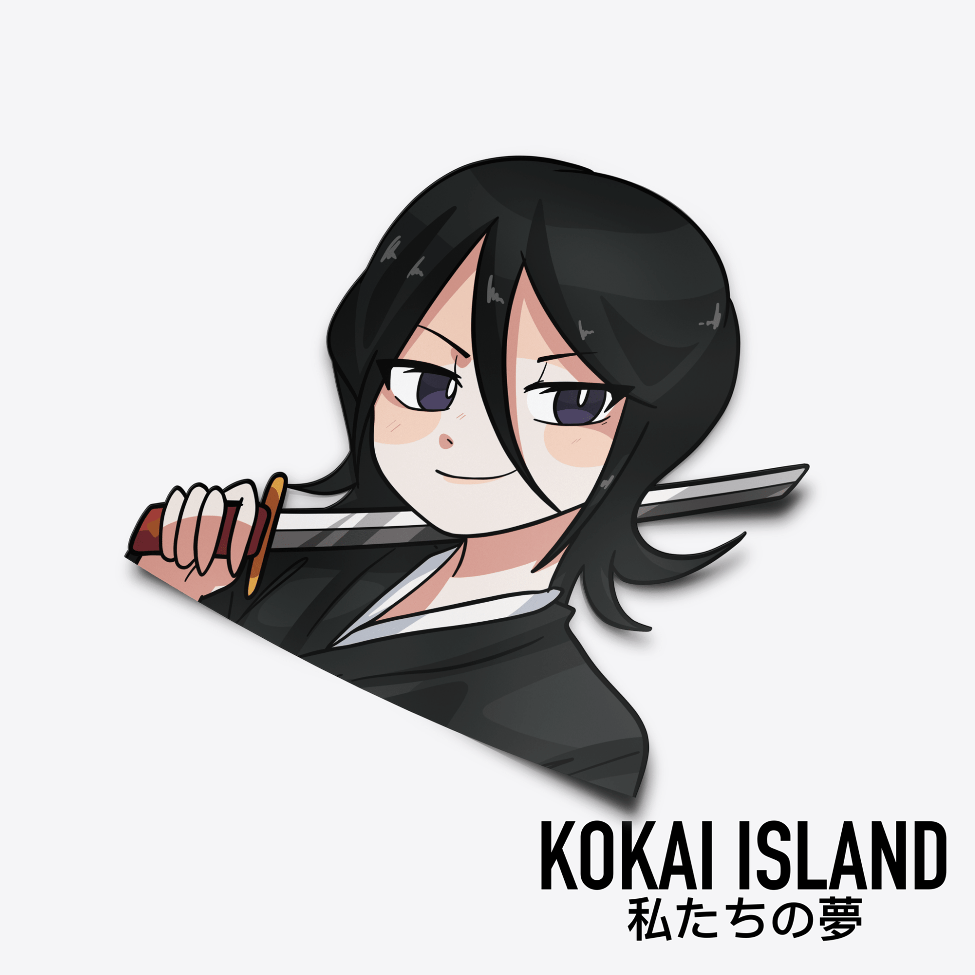 Black Haired Reaper DecalDecalKokai Island