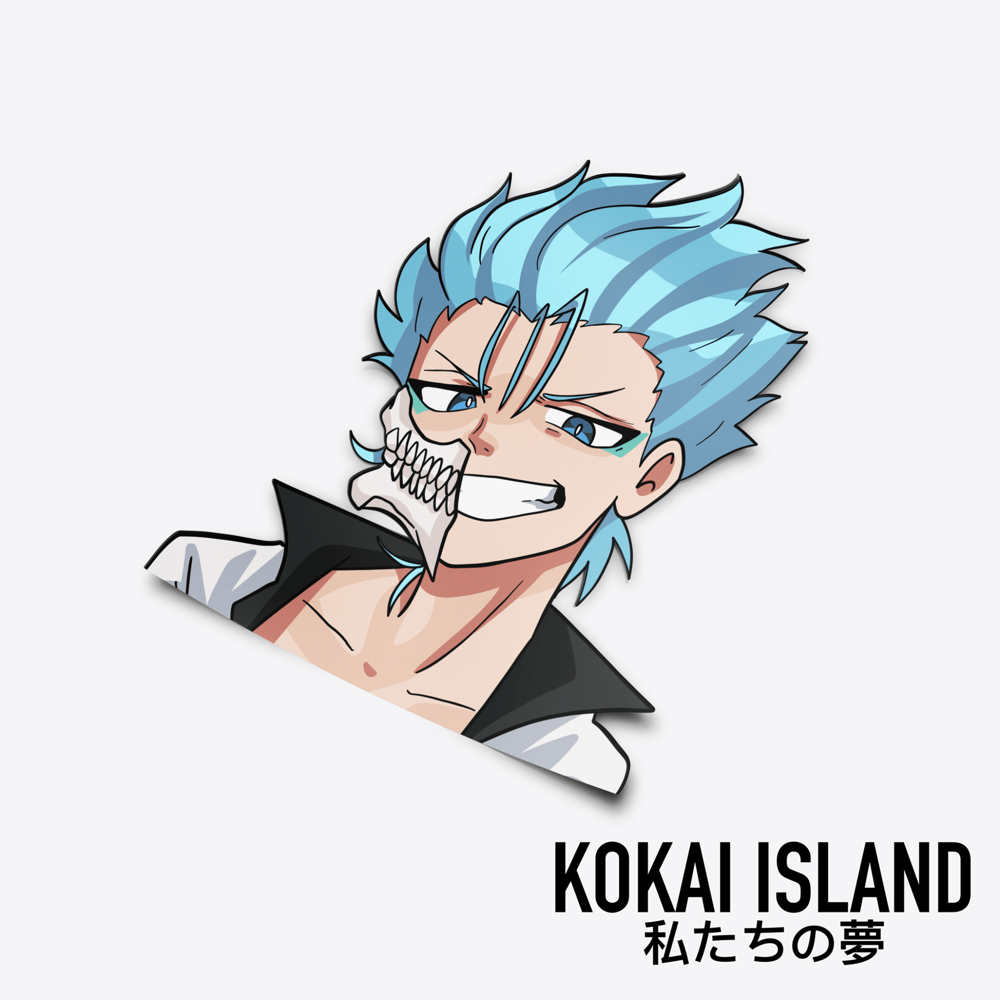 Blue Haired Anti Hero DecalDecalKokai Island