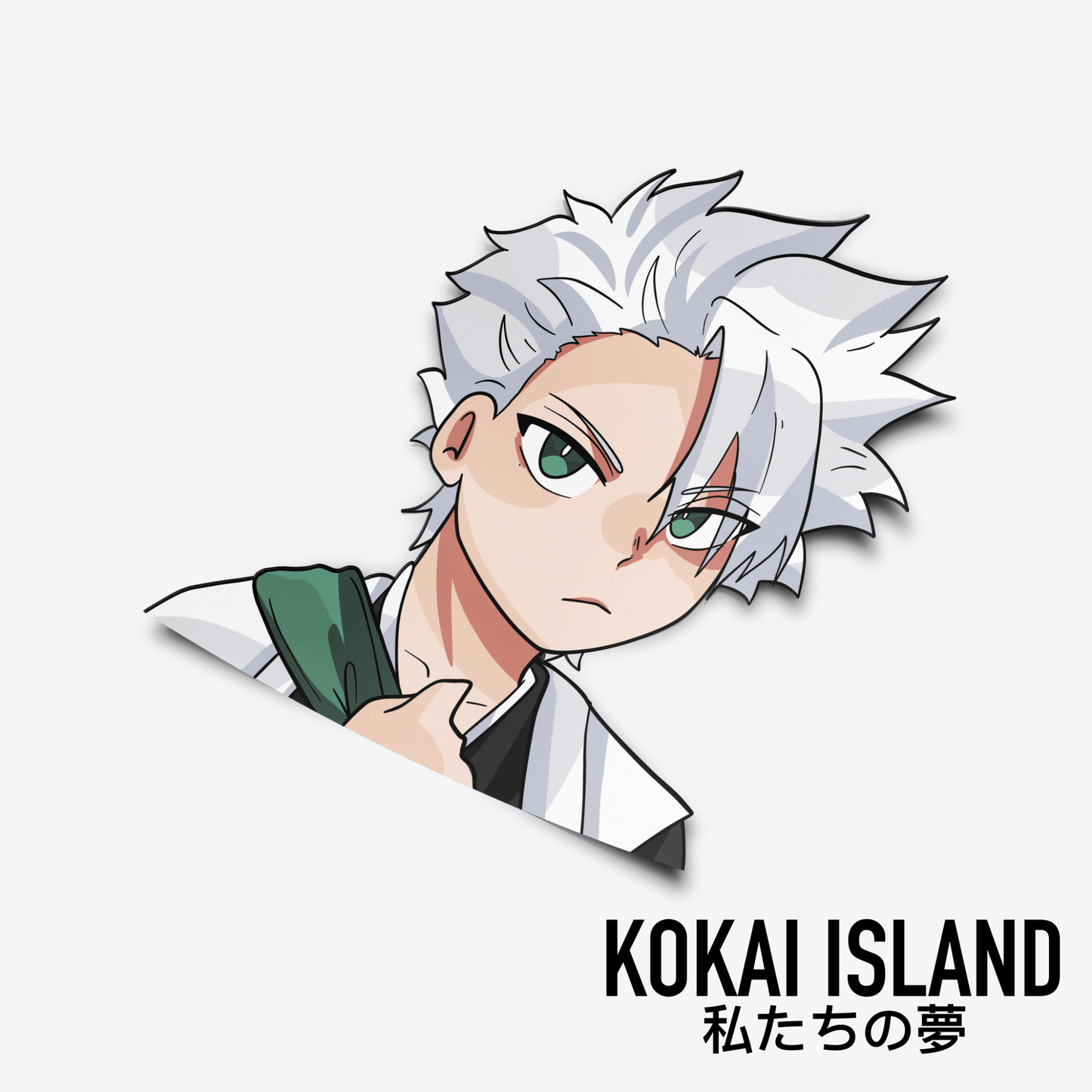 Captain White Hair DecalDecalKokai Island
