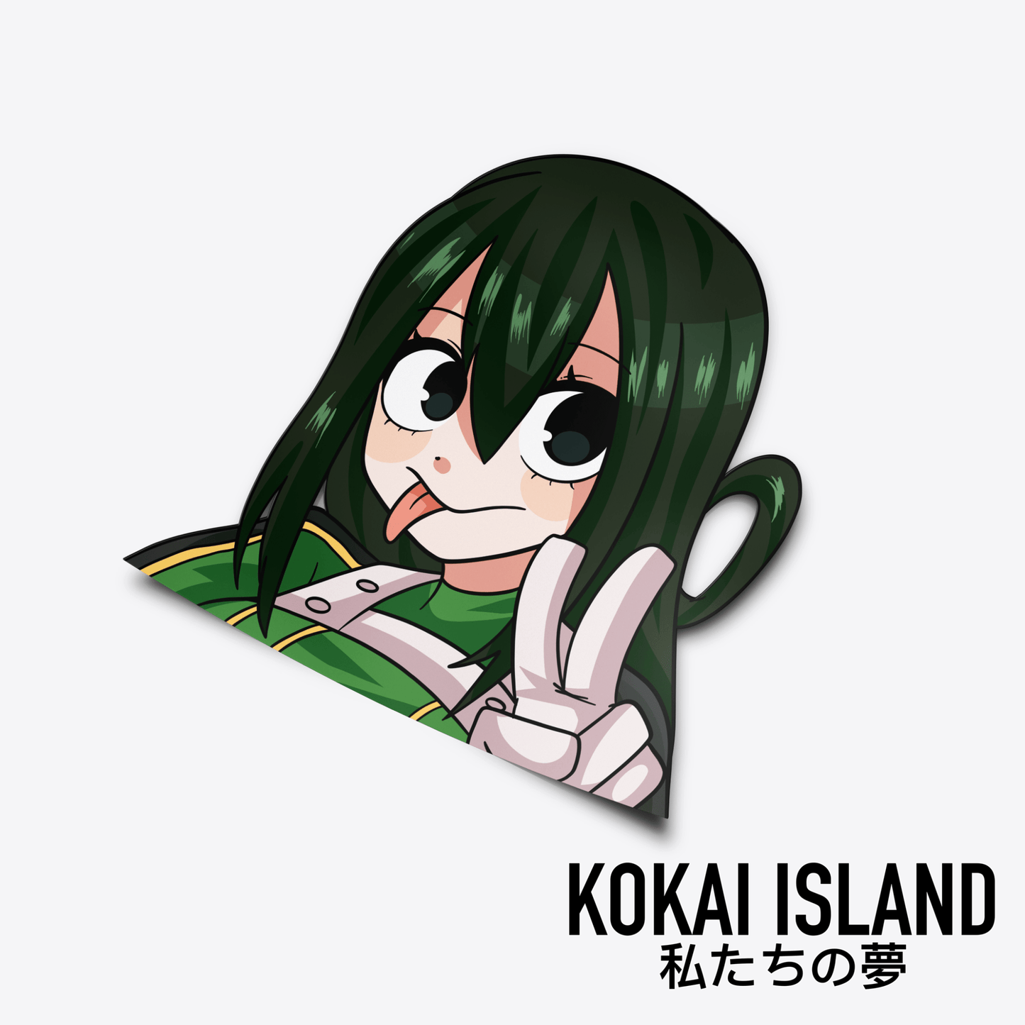 Froggy Girl DecalDecalKokai Island