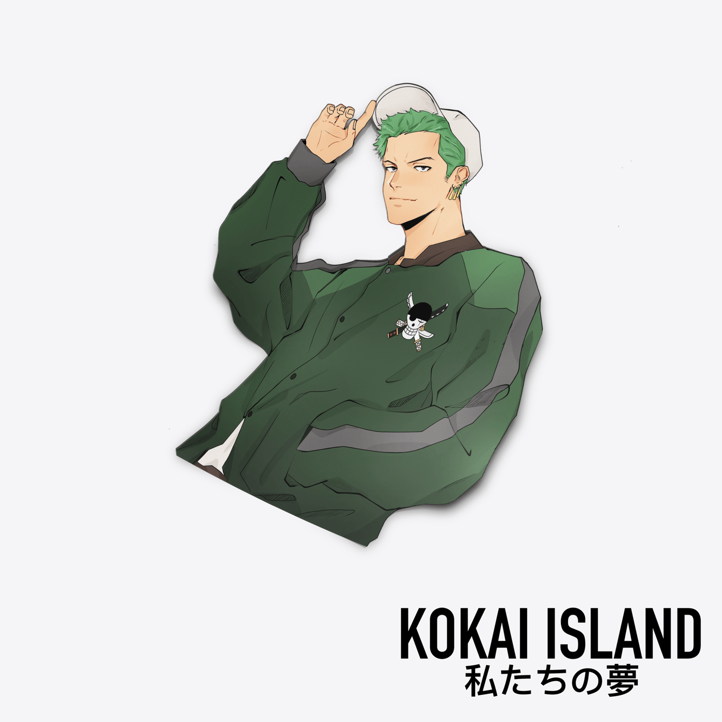 Green Pirate DecalDecalKokai Island