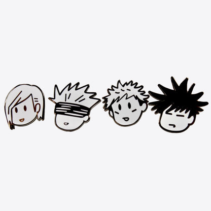 Jujutsu Kaisen Heads 4 Pack- Hard EnamelPinKokai Island