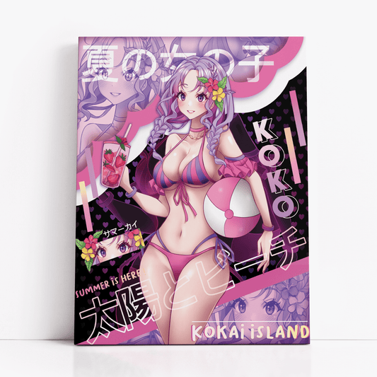 Koko Summer - Original CharacterPrintKokai Island