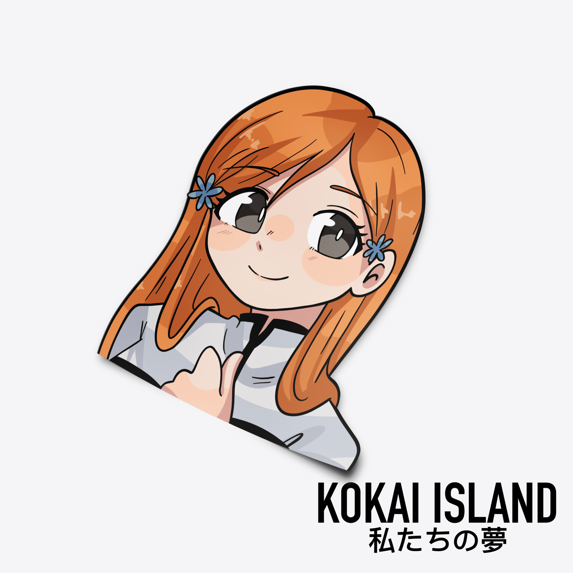 Orange Haired Waifu DecalDecalKokai Island