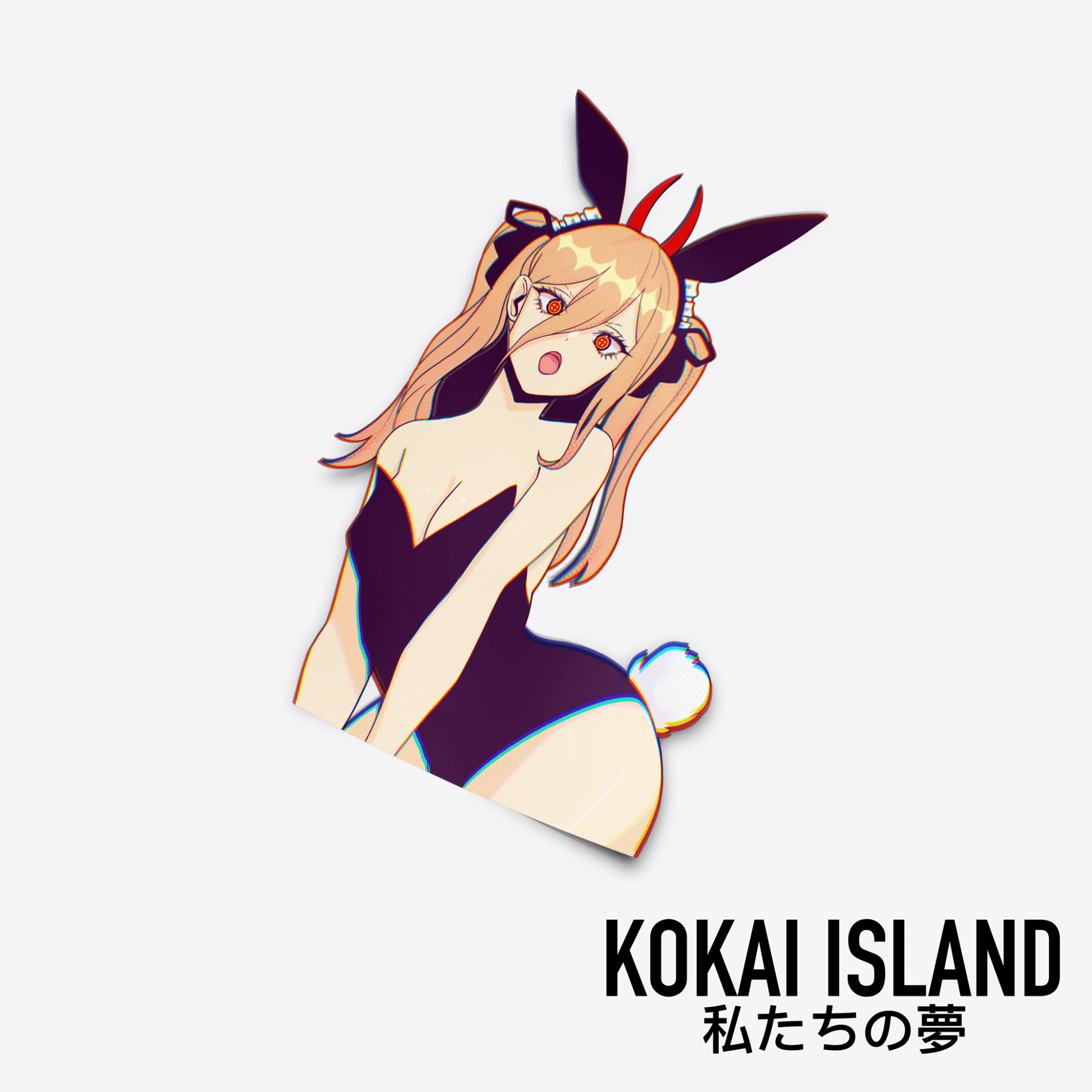 Power Bunny Girl DecalDecalKokai Island