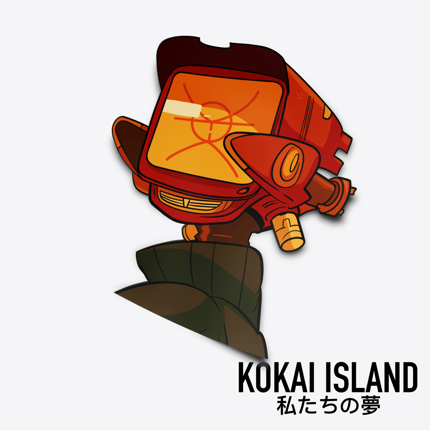 Red Canti DecalDecalKokai Island
