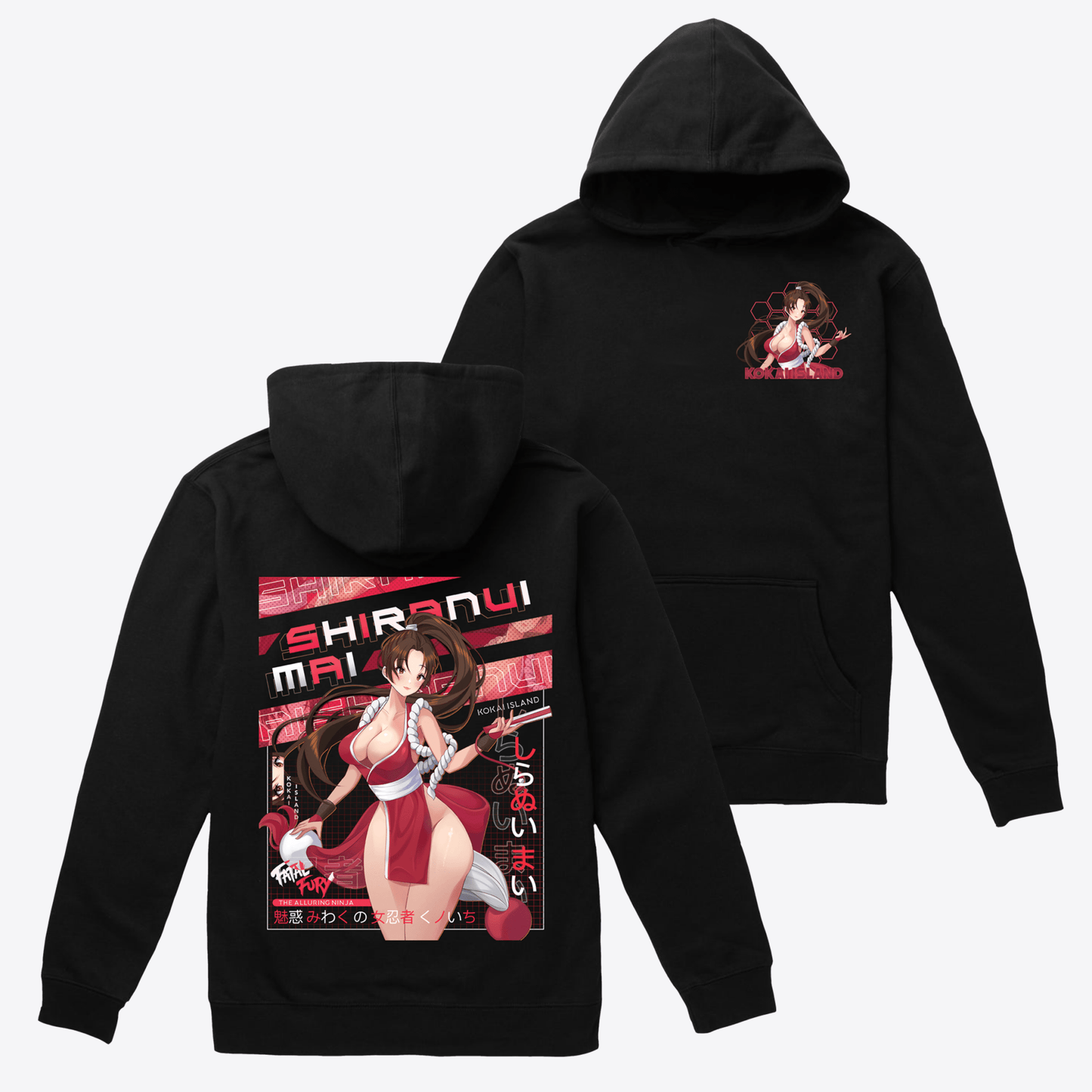 Red Fury Ninja HoodieHoodieKokai Island