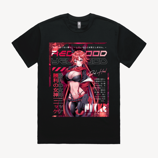 Red Hood T-Shirt - NikkeShirtKokai Island