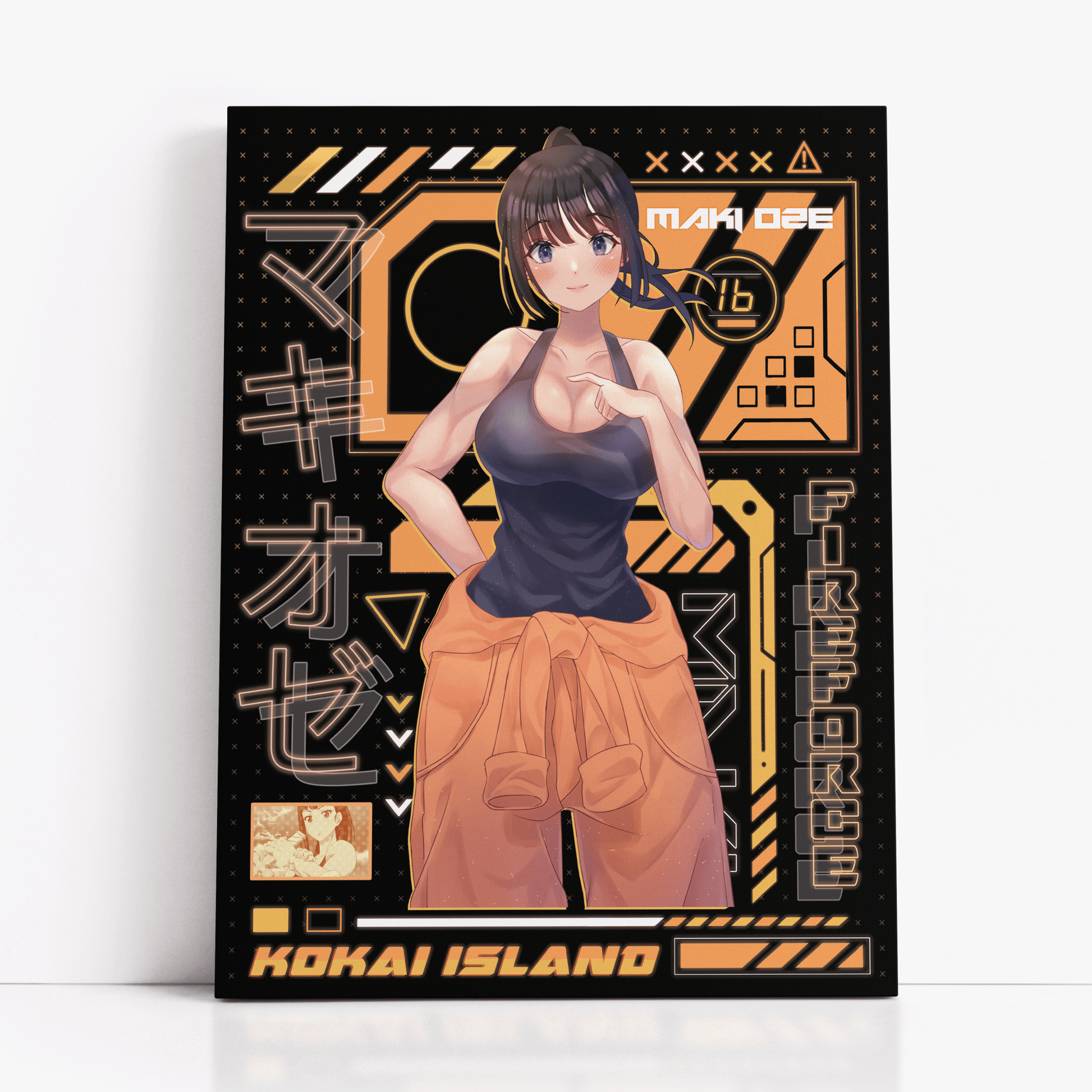 Strong Girl - Fire Collection PrintPrintKokai Island