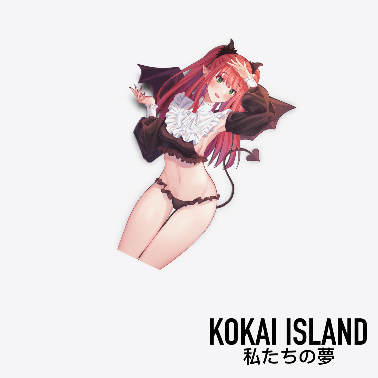 Succubus Cosplayer DecalDecalKokai Island
