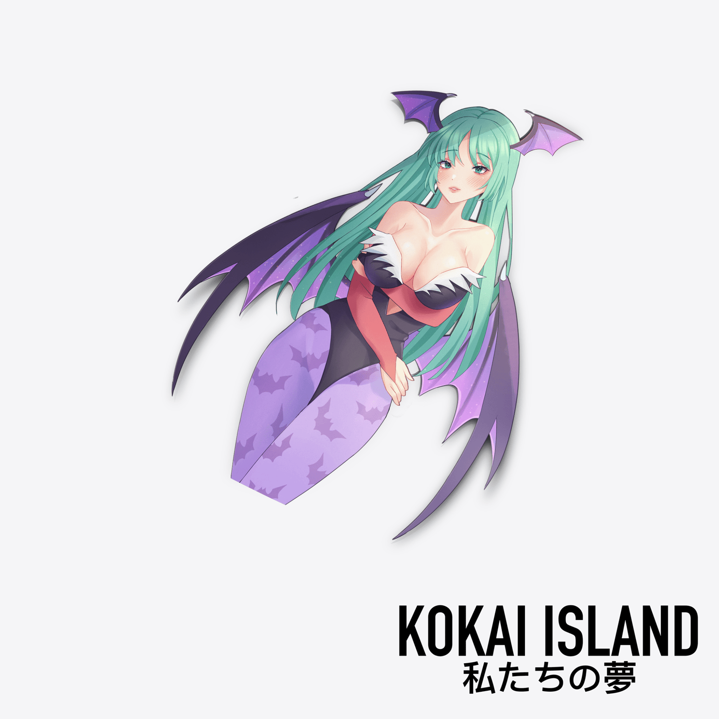 Teal Succubus DecalDecalKokai Island